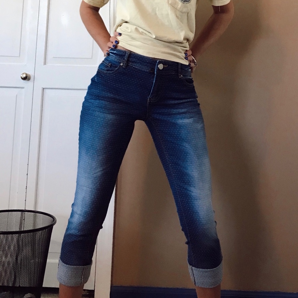 Dots Capri jeans